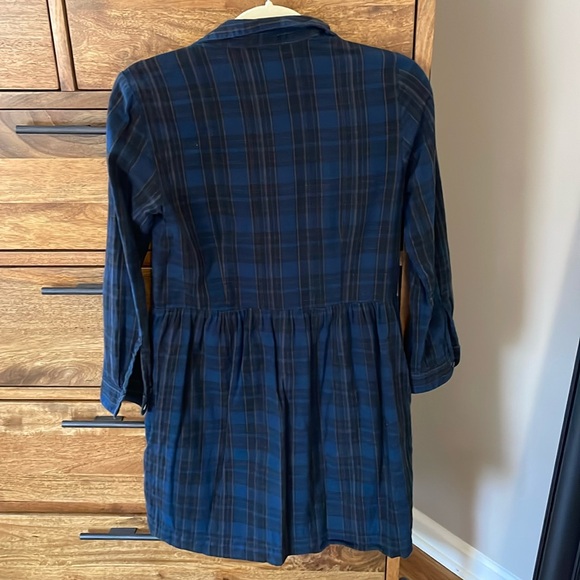 Gap 100% Cotton Plaid Button-Up Dress - Picture 2 of 4